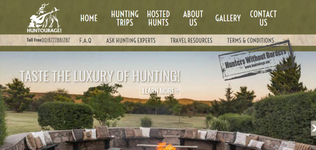 Huntourage Website